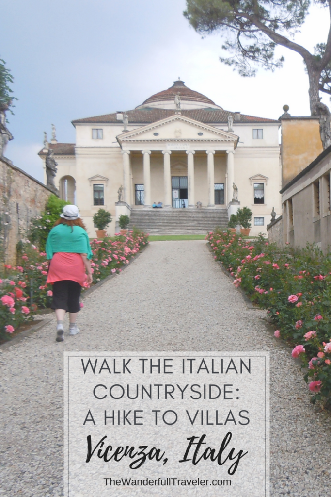 Walk to Villas in the Italian Countryside: La Rotonda, Vicenza, Italy