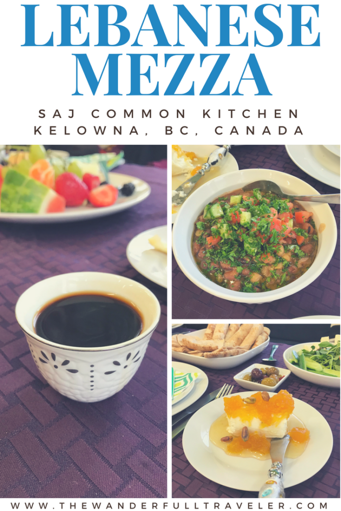 A Lebanese Mezza by Saj Common Kitchen, Kelowna, BC, Canada