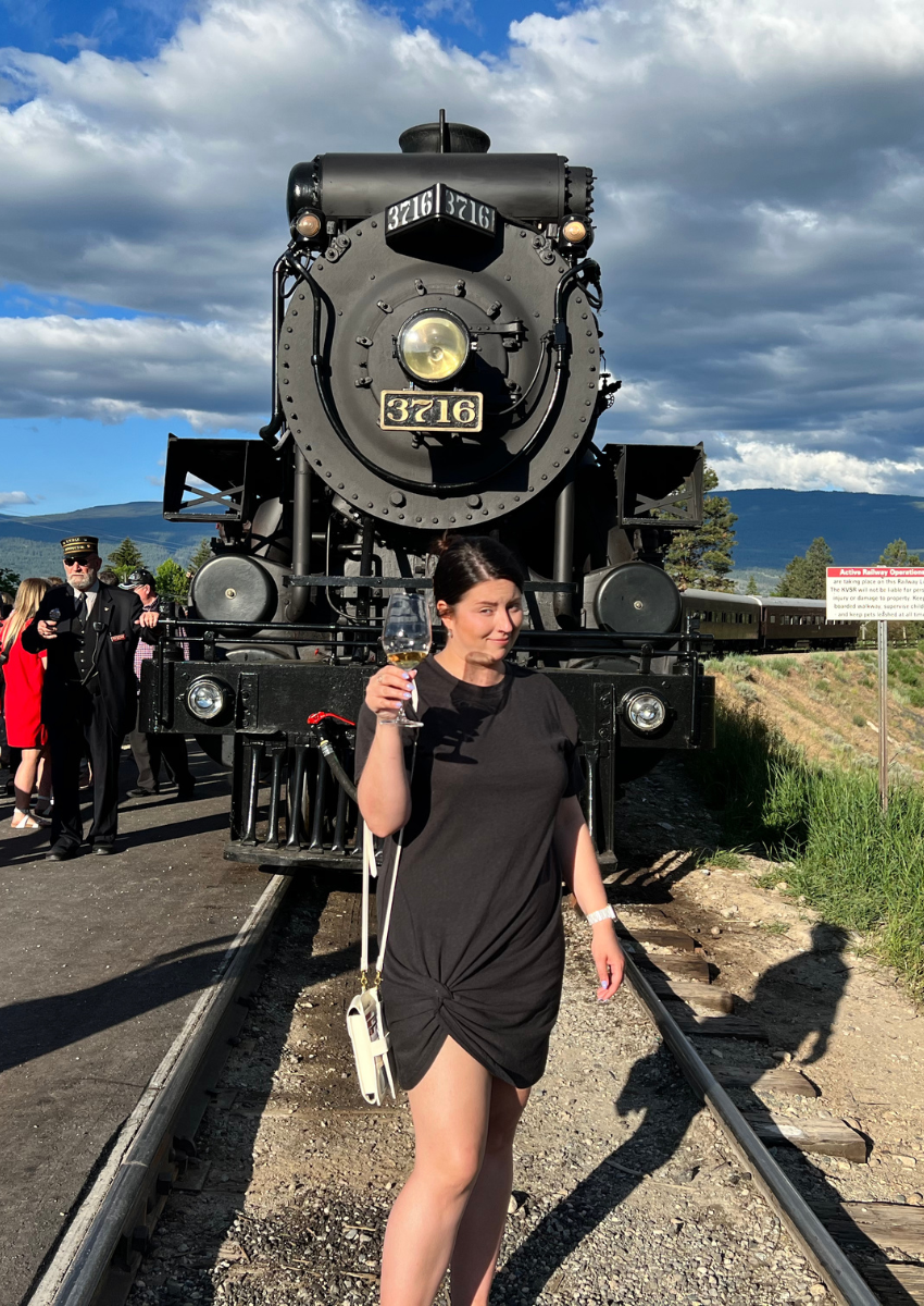 Grand Sommelier Express in Summerland, BC is a wine train unlike any other!
